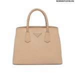 Prada Double Medium Leather Handbag