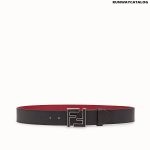 Fendi Black leather belt