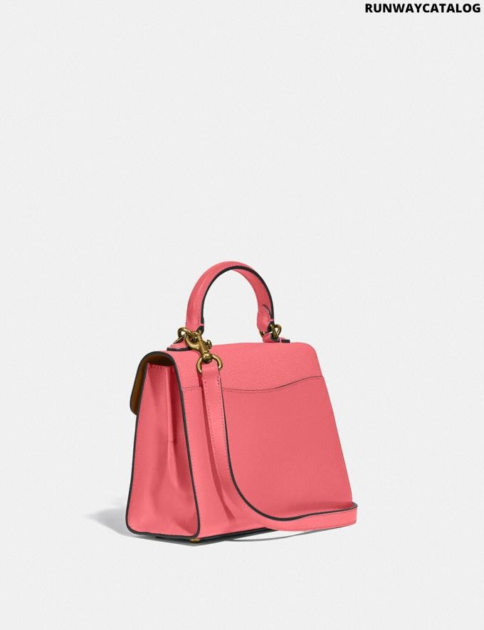 coach tabby top handle pink