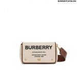 Burberry Small Horseferry Print Cotton Canvas Crossbody Bag