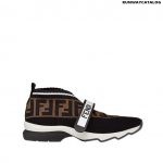 Fendi FF Logo Rockoko knit Sneaker