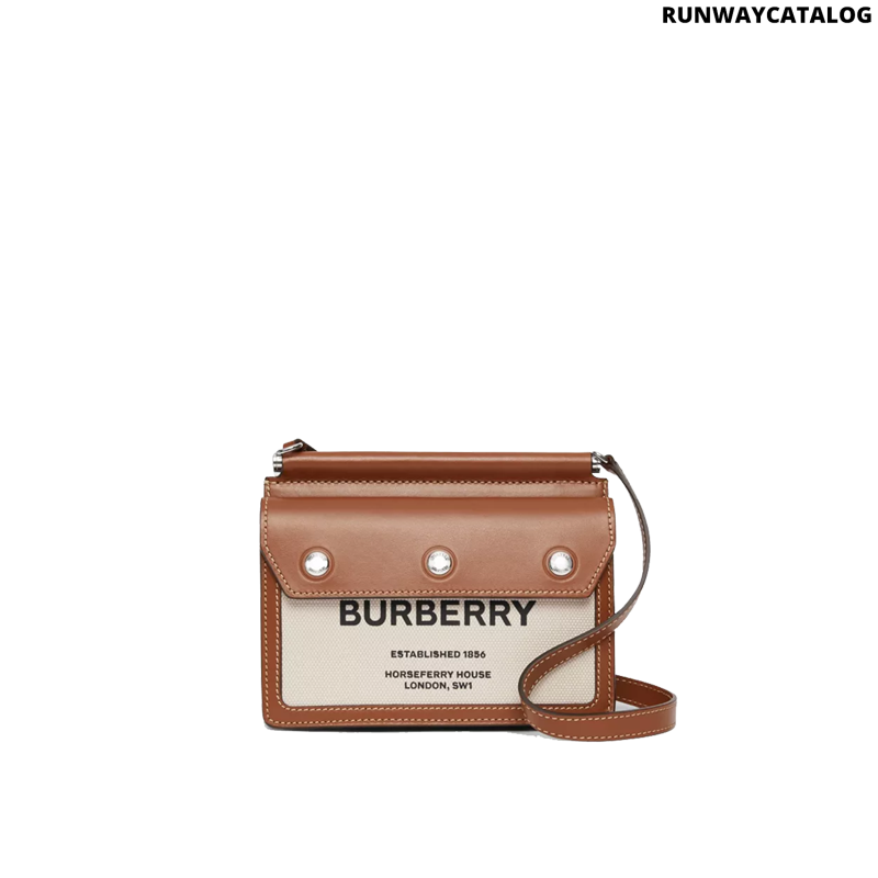 Burberry Mini Horseferry Print Title Bag - Runway Catalog