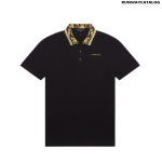 Versace Barocco Motif Polo Shirt