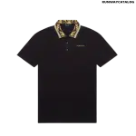 Versace Barocco Motif Polo Shirt