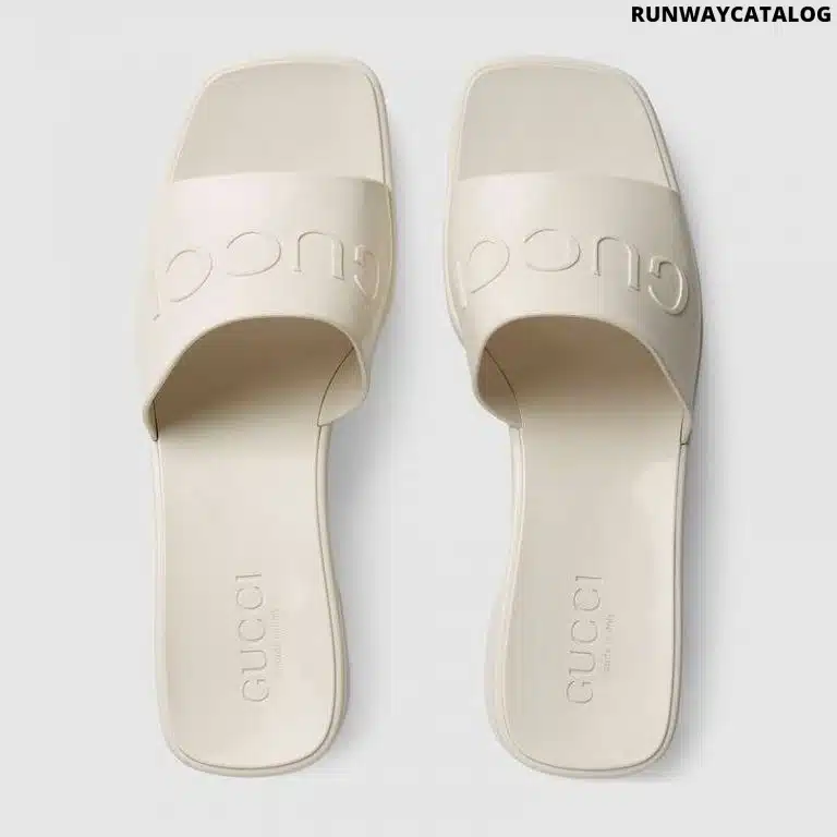 Gucci Women’s rubber slide sandal - Image 2