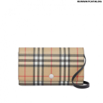 Burberry Vintage Check E-canvas Wallet