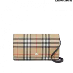 Burberry Vintage Check E-canvas Wallet