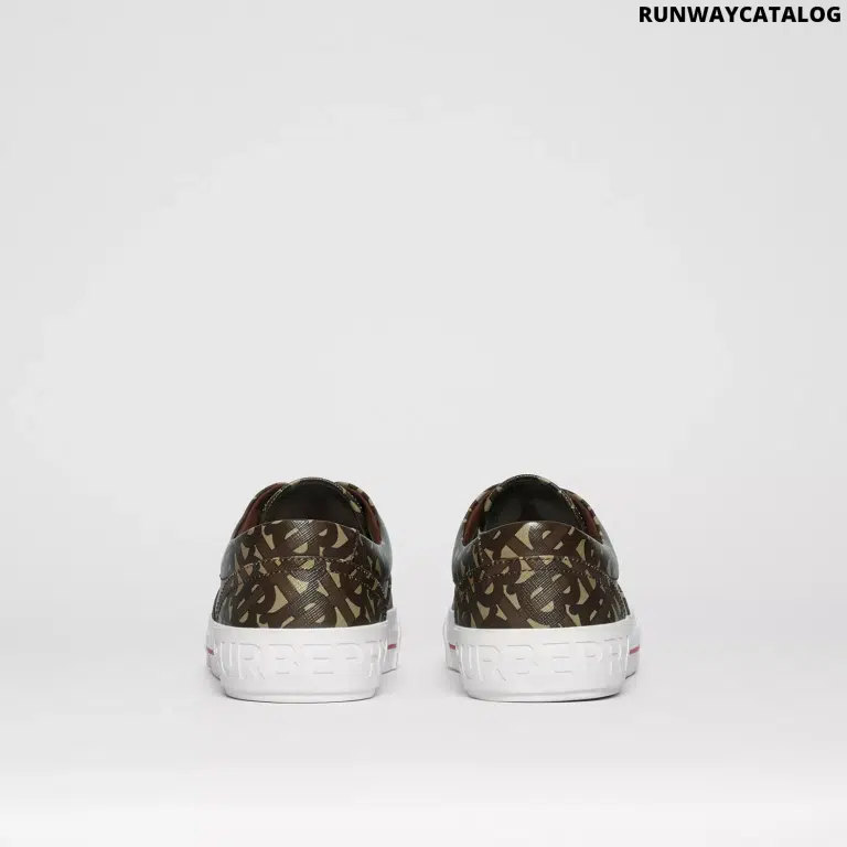 Burberry Monogram Stripe E-canvas Sneaker - Image 3