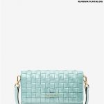 Michael Kors Small Woven Leather Crossbody Bag