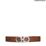 Salvatore Ferragamo Reversible and Adjustable Gancini Belt