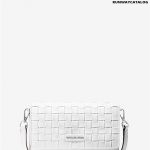 Michael Kors Small Woven Leather Crossbody Bag