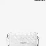 Michael Kors Small Woven Leather Crossbody Bag