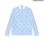 Gucci Bee fil coupé Cambridge shirt