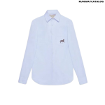 Gucci Cotton shirt with horse fil coupé