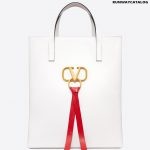 Valentino Long Vring Shopping Tote