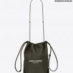 YSL Teddy bucket bag in lambskin