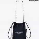 YSL Teddy Bucket Bag in Lambskin