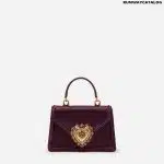 DOLCE & GABBANA SMALL SATIN DEVOTION BAG