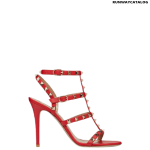 VALENTINO GARAVANI Rockstud Calfskin Ankle Sandal