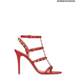 VALENTINO GARAVANI Rockstud Calfskin Ankle Sandal