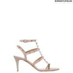 VALENTINO GARAVANI Rockstud Calfskin Ankle Sandal