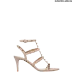 VALENTINO GARAVANI Rockstud Calfskin Ankle Sandal