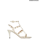 VALENTINO GARAVANI Rockstud Calfskin Ankle Sandal