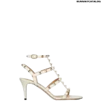 VALENTINO GARAVANI Rockstud Calfskin Ankle Sandal