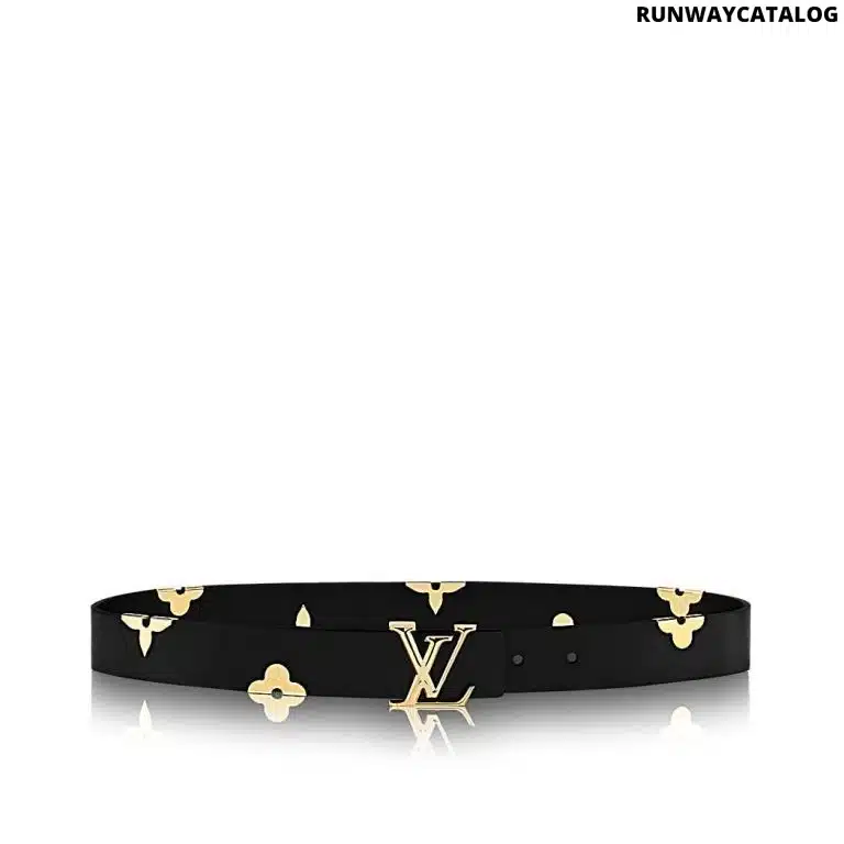 LV Iconic Metallic Flowers 30mm Belt