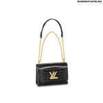 Louis Vuitton Twist MM Bag in Black