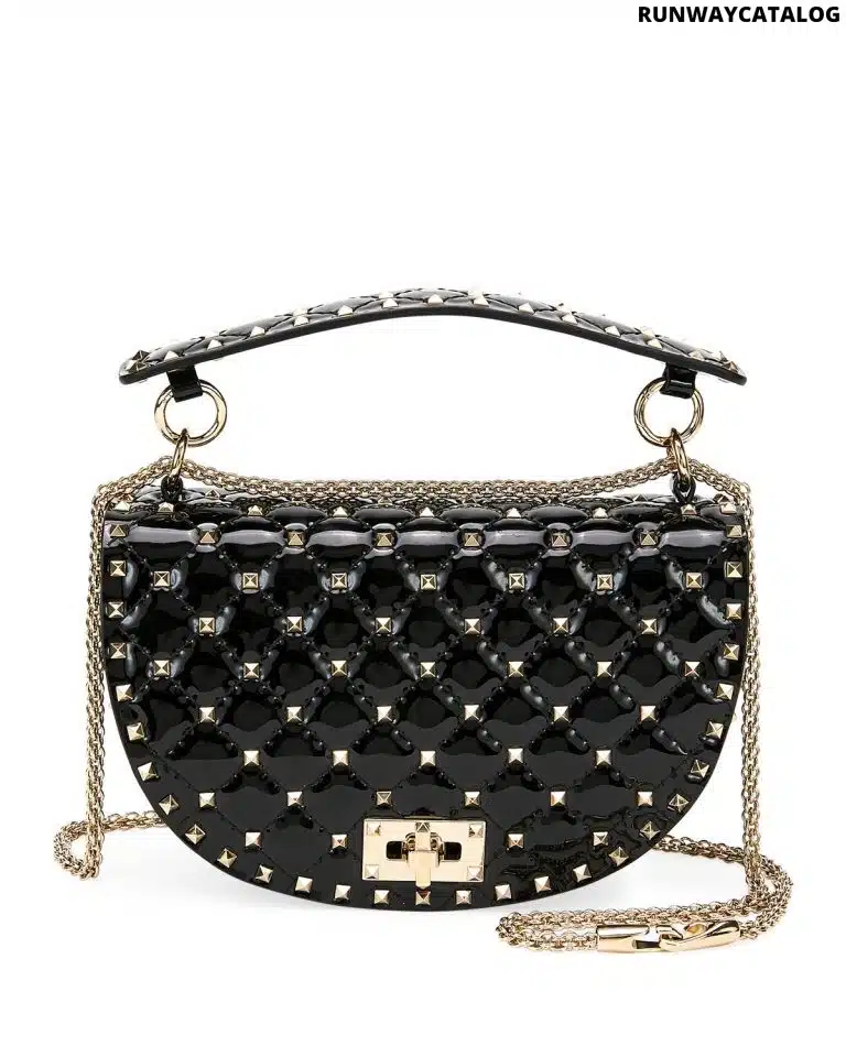 Valentino Garavani Rockstud Spike Saddle Bag