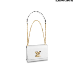 Louis Vuitton Twist MM Bag in White