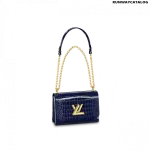 Louis Vuitton Twist MM Bag in Saphir Blue