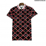 Gucci belt logo print polo t shirt