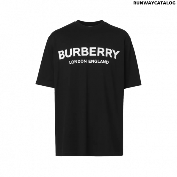 Burberry Logo Print Cotton T-shirt - Runway Catalog