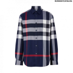 Burberry Check Cotton Flannel Shirt