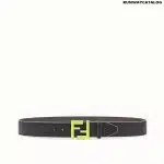 Fendi Black leather belt