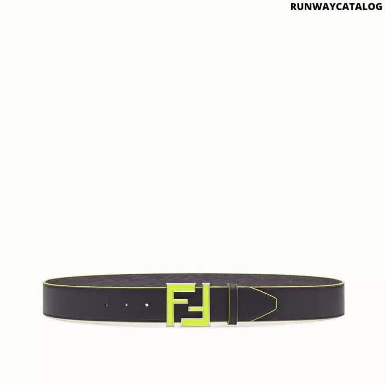 Fendi Black leather belt