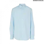 Burberry Monogrom Motif Stretch Cotton Poplin Shirt