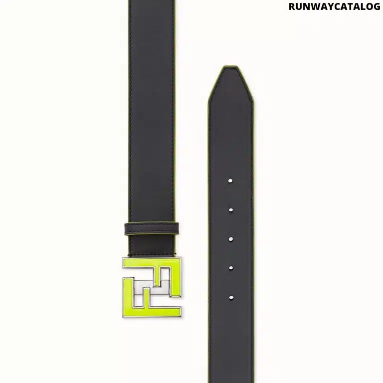 Fendi Black leather belt - Image 2