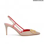 Valentino Garavani VLogo Signature Patent Leather Slingback Pump 80mm