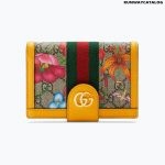 Gucci Ophidia GG Flora passport case