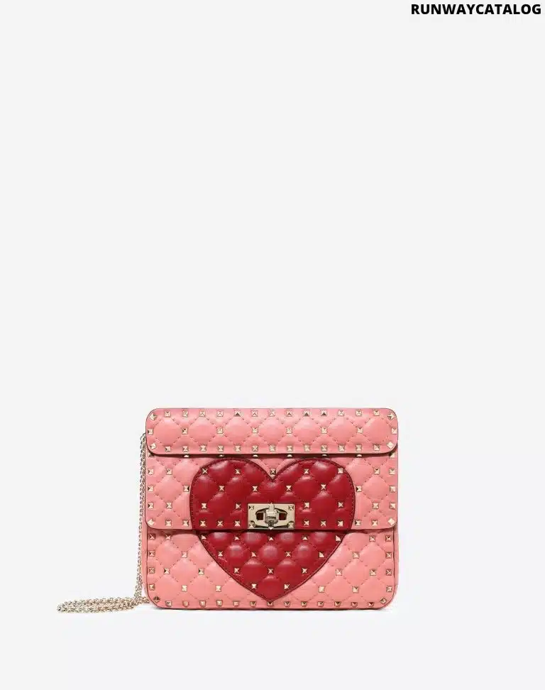 Valentino Medium Heart Spike Bag