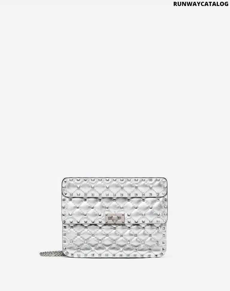 Valentino Medium Metallic Rockstud Spike Bag