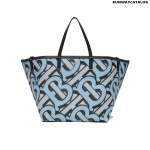 Burberry Mini Monogram Print E-canvas Beach Tote