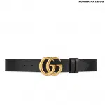 Gucci Reversible Leather Belt with Double G Buckle