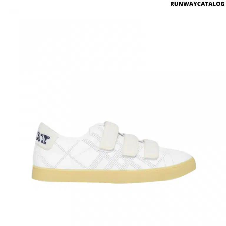 Burberry Strap Perforated check Sneaker