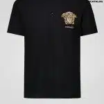 Versace Embroidered Medusa Polo Shirt