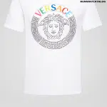 Versace Multicolor Medusa Logo T-Shirt