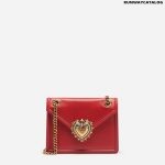 DOLCE & GABBANA MEDIUM DEVOTION BAG IN SMOOTH CALFSKIN LEATHER